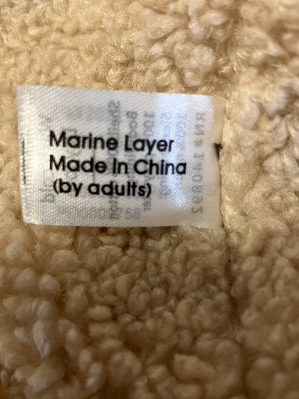 Marine Layer Boise Corduroy Sherpa Trucker Jacket Men's Medium Burgundy Brown - Picture 12 of 14